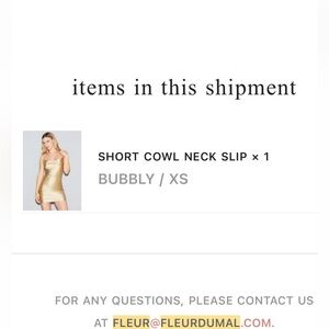 Fleur du Mal slip/dress